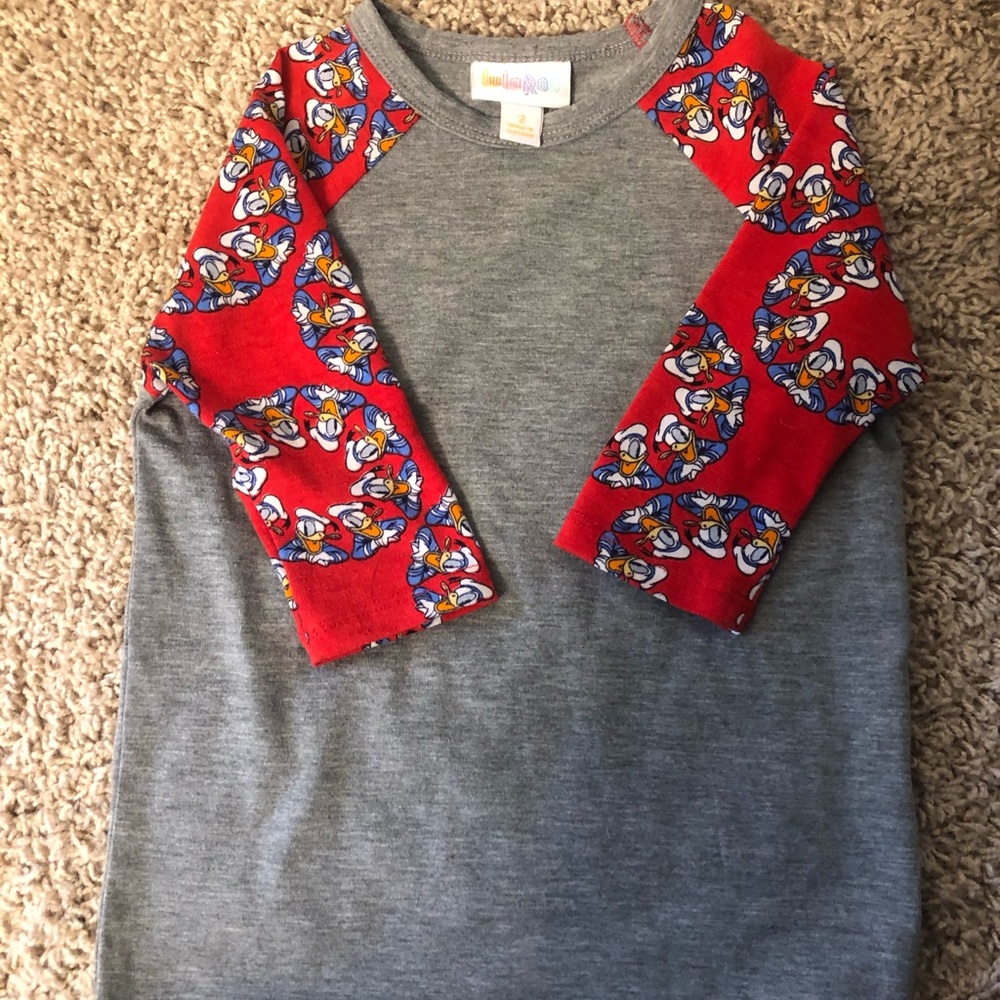 LulaRoe Size 2 Disney Donald Duck Sloan - Picture 1 of 5